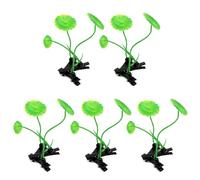10 pinzas para el pelo de imitación de plantas, coloridas pinzas para el pelo, pasadores de pelo de moda, joyería para los amantes de la moda