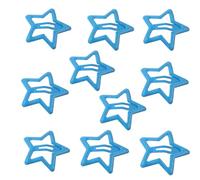 10 pinzas para el pelo en forma de estrella para fotografía de carnaval, para mujeres y niñas, aspecto de dopamina, flequillo antideslizante