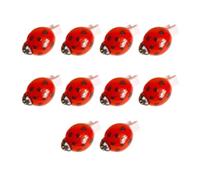 10 pinzas realistas para el pelo de mariquitas para niños, niñas, niños, accesorios para el pelo de dibujos animados, forma de animal, elegantes horquillas de resina y clip