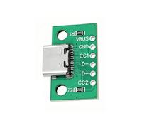 10 Placas Adaptadoras USB Tipo C con Doble Resistencia 512 de 5,1 KΩ para Pruebas de Alimentación/Datos, Prototipos y Proyectos de DIY