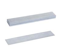 10 placas de chapa de zinc puro 99.99% de alta pureza para laboratorio de ciencias (152 x 25 x 1 mm)