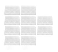 10 placas de cultivo de poliestireno, placa de cultivo de tejidos con tapa, plato de cultivo celular de fondo plano altamente transparente para sala de biología de laboratorio, (6 hoyos)