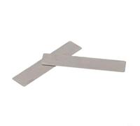 10 placas de válvula de acero al manganeso para compresor de aire, varillas espaciadoras de compresor de pistón, para repuesto de piezas de repuesto para modelos HP 2/3/4 (plata) (10 x 46 mm)