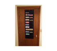 10-pocket Home Over Door Window Hanging Storage Pocket Oxford Tidy Organiser Bag for Bills Newspapers/file Folders/magzines/books for Home Office