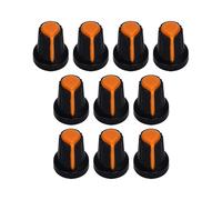 10 pomos de control de guitarra ABS para instrumentos musicales, modificaciones adecuadas para volúmenes y precisión de tono, pomos de volúmenes ABS