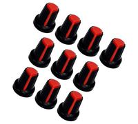 10 pomos de control de guitarra con textura ABS adecuados para volúmenes y tono en guitarras eléctricas y bajos, tapas de potenciómetro de guitarra de instalación rápida