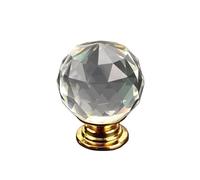 10 pomos de cristal de 20 mm, 25 mm, 30 mm, tiradores para cajones de gabinetes