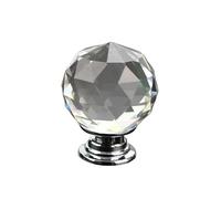 10 pomos de cristal de 20 mm, 25 mm, 30 mm, tiradores para cajones de gabinetes