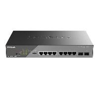 10-Port Gigabit Ethernet Long Range PoE+ Surveillance Switches