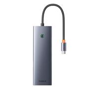 10-Port HUB Type-C Baseus UltraJoy HDMI, VGA, 3xUSB 3.0, PD, RJ45, SD/TF, 3.5mm Grey