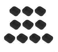 10 posavasos de fieltro para muebles, 55 x 30 x 11 mm, tazas de ruedas para suelos de madera dura, almohadilla de protección antideslizante, reutilizable para sillas de oficina y armarios