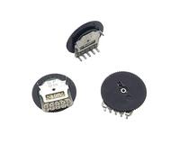 10 potenciómetros de afinación de 16 x 1 mm B500R B10K B20K B50K B100K 3 pines 5 pines potenciómetro de rueda (B100K 3 pines)