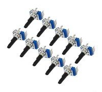10 potenciómetros RK12 B10K B20K B50K B100K 6 pines para ajuste preciso de volumen en sistemas de audio (B100K)