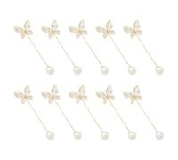 10 prendedores con forma de flor para ropa, pantalones vaqueros, tensores de cintura, vestido, cárdigan, chal, suéter, chal, clips para mujer