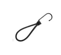 10 Professional Rubber Bungee Tensioner with Hook (black 150mm) for Tarps, Posters.