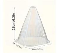 10 protectores de plástico transparente para plantas - Mini invernadero reutilizable para protección contra heladas/sol/pájaros/, al crecimiento de las plantas, cuidado de jardinería