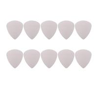 10 púas de guitarra de metal con sonidos brillantes, de acero inoxidable, para guitarra eléctrica, bajo, ukelele, suave y cómoda