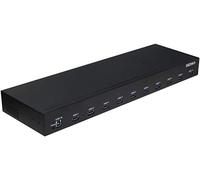 10 Puertos USB 3.1 Gen I Hub (5 Gbps) - 19 Pulgadas 1U Montaje en Rack