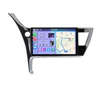 10 Pulgadas HD Pantalla Táctil Android 12 Radio De Coche para Toyota Corolla 2017-2019 Carplay Android Auto Apoyo HiFi Dab Enlace Espejo RDS BT 5.0 GPS Navi DSP FM Am Cámara Trasera SWC(300S)