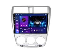 10 Pulgadas IPS Pantalla Táctil Android 12 Radio Coche para Honda City 2008-2013 Carplay Android Auto Apoyo HiFi Dab Enlace Espejo RDS BT 5.0 GPS Navi DSP Cámara Trasera SWC(B,4G+64G+WIFI-M400S)