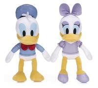 10 pulgadas Sparkly 100 Years of Wonder Disney Donald Daisy - Juguetes de peluche suaves (juego de 2)