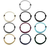 10 pulseras de surfistas, pulseras de cuerda náuticas, pulseras de surf hechas a mano, pulseras de cuerda náuticas para hombres y mujeres, pulseras trenzadas ajustables para hombres y mujeres, 15-25