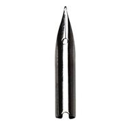 10 puntas de pluma estilográfica de metal intercambiables para escritura de guiones y bocetos de placa de cobre, repuesto de punta de resorte