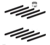 10 puntas negras de recambio con anillo de extracción para Wacom CTL CTH 471 671 472 490 690 4100 6100 Intuos4 5