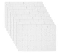 10 puzles en blanco de 20 × 15 cm - Puzzle DIY para niños y adultos, ideal para cumpleaños infantiles, manualidades, rompecabezas creativo personalizado, regalo para familiares y amigos
