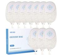 10 Pz Bolsa Para Estoma, Suministro De Estoma De Una Pieza Para Urostomía, Suministros De Estoma, Diseño Antirretorno, Menos Propenso a Fugas, Se Puede Cortar a 15-45 Mm