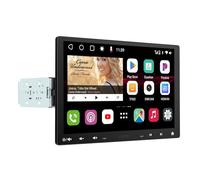 [10" QLED] ATOTOZONE S8 AI Android Radio Coche 1DIN & 2DIN Adaptable, Pantalla Táctil Flotante, Autoradio 4G LTE, CarPlay & Android Auto Inalámbrico, Wi-Fi/BT/USB, 4G+32G, DSP/SCVC/LRV, S8G1104MS