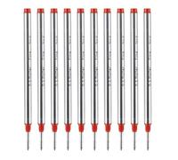 10 recambios de bolígrafo de metal con punta de 0,5 mm o 0,7 mm, escritura suave, suministros de repuesto para bolígrafos de repuesto