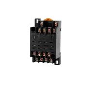 10 relés de control miniatura intermedios CA 12 V CC 24 V CA 220 V HH52P HH53P HH54P HH62P HH63P HH64P MY2P MY2NJ(220V(10PCS),HH64P Base)