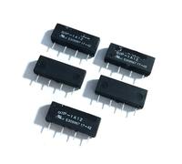 10 relés de láminas SIP-1A12 1A12 12 V 1 A DIP4, relé de láminas de voltaje de 12 V, tubo de láminas seco de alta sensibilidad.