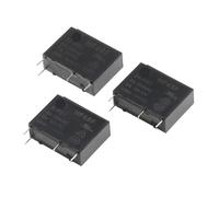 10 relés de potencia de 30 V CC HF46F-005-HS1, HF46F-012-HS1, HF46F-024-HS1, 5 A, 250 V CA, 4 pines, 5 V, 12 V, 24 V CC(HF46F-24-HS1)