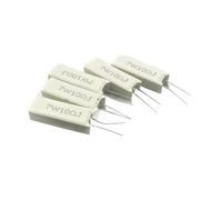 10 resistencias de cemento de 7 W, rango de resistencia horizontal del 5% de 0,1 R a 100 K Ohm, resistencias bobinadas altas(2.2R)