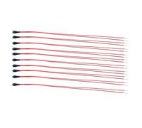 10 resistencias de termistor con diseños pequeños de alambre esmaltado para sensaciones precisas de temperatura y reparación de electrodomésticos