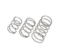 10 resortes de compresión de acero inoxidable 304, diámetro de alambre de 0,4 mm a 0,5 mm, resortes de mantenimiento pequeños.,10 piezas,0,4 x 9 x 25 mm