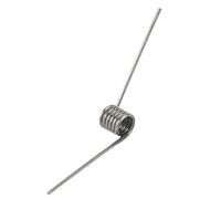10 resortes de torsión 304 de 0,8 mm de diámetro, resortes de tipo V for diestros, resortes de reinicio de 60 a 180 grados.(2.4MM*6MM*120)