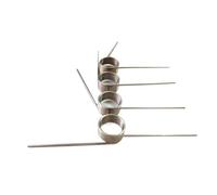 10 resortes de torsión SUS 304 de 0,5 mm de diámetro con resorte de compresión en forma de V de acero inoxidable 304, ángulo de 60°/90°.(0.5mm(90°)/4.5mm(9 laps),3.5mm)