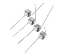 10 resortes de torsión tipo V de acero inoxidable 304 de 1 mm con diámetro de alambre de 60 a 90 grados y amortiguadores de ángulo de torsión.(1.0mm(90°)/3mm(3 laps),10mm)