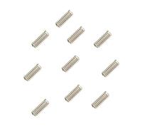 10 resortes for consola Nintendo 3DS XL/LL, resorte de botón de tecla izquierda y derecha LR, pieza de reparación con resorte de llave de hombro de metal.