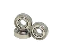 10 rodamientos cerámicos híbridos ABEC7 S695ZZ 5x13x4 S695C S695 ZZ Z 5 * 13 * 4 Rodamiento de bolas cerámico de acero inoxidable RC y rodamiento de carrete