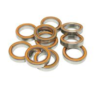 10 rodamientos cerámicos híbridos de acero inoxidable S623C-6800C 2OS, ABEC-7, ancho 3-6 mm, for miniherramientas(8x19x6mm)