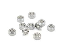 10 rodamientos de acero inoxidable SMR74ZZ 4 x 7 2,5 mm ABEC-9 for carretes pesca, compatibles con mangos Daiwa, Shimano y Abu Garcia(SMR126ZZ 6X12X4)