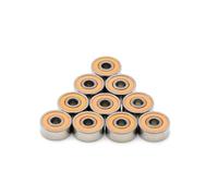 10 rodamientos de aire cerámicos híbridos de acero inoxidable SMR115 2RS de 5 x 11 x 4 pulgadas(10Pcs 7x13x4)