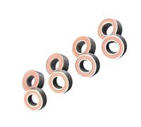 10 rodamientos de bolas cerámicos híbridos SMR105 2RS de alta velocidad, de acero inoxidable de 5 x 10 x 4 mm, for máquinas.