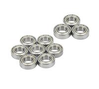 10 rodamientos de bolas de metal RC de alta velocidad para coche de control remoto 1/10 1/8, accesorios de actualización.