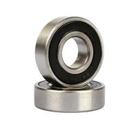 10 rodamientos de bolas de ranura profunda sellados de metal ABEC-5 608 6200 6201 6202 6203 2RS 12x32x10 mm(Black,6200 10X30X9MM_ABEC 1)