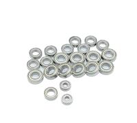10 rodamientos de bolas en miniatura de 3x7x3, 3x8x4, 4x7x2,5, 5x10x4, 6x10x3, 8x12x3,5, 8x16x5, 8x22x7 for bicicletas, coches de juguete RC, rodamientos pequeños 608 zz(ID 3x6x2.5mm)